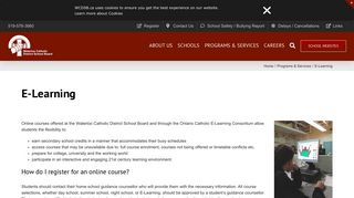 E-Learning - Waterloo Catholic District School Board