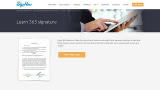 Learn 365 signature | SignNow