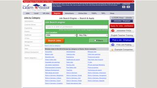 Job search engine website,online applications for ... - Learn4Good