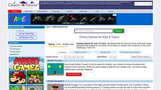 Online Games for free without download for kids girls ... - Learn4Good