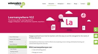 Learnanywhere VLE | Webanywhere