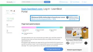 Access login.learnbest.com. Log In - LearnBest Portal