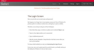 The Login Screen - Windows 8.1: The Missing Manual [Book]