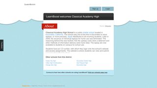 Classical Academy High - LearnBoost