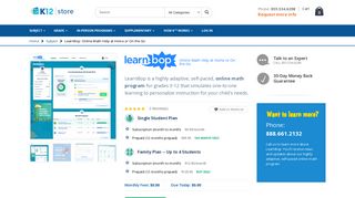 LearnBop | Online Math Help | K12 Store