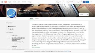 LearnerPal | F6S
