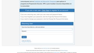 Family Portal Account Logon for School ... - Early Learning Coalition