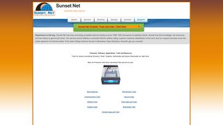 Freeware, Software, Applications, Tools and Resources - Sunset Net