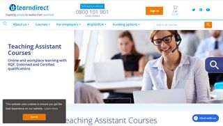 Teaching Assistant Courses | learndirect