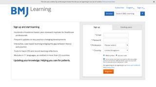 Online CPD/CME and medical education | BMJ Learning