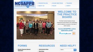 North Carolina Substance Abuse Professional Practice Board: Home