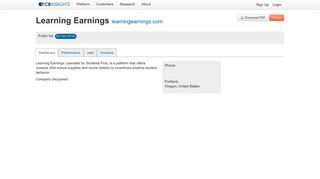 Learning Earnings - CB Insights