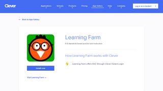 Learning Farm - Clever application gallery | Clever