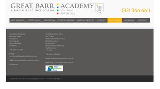 Great Barr Academy - STUDENTS