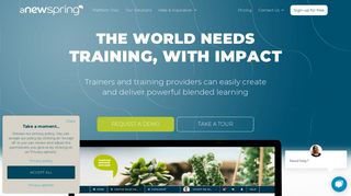 aNewSpring: Blended learning platform for training providers