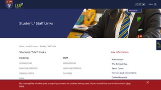 Student / Staff Links - Eckington School