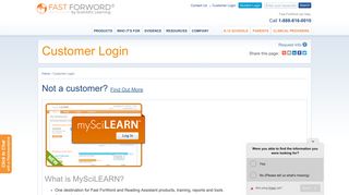 Customer Login | Scientific Learning