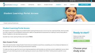 Student Learning Portal Access - Australis College