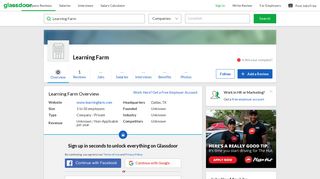 Working at Learning Farm | Glassdoor