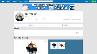learnlogy - Profile - Roblox