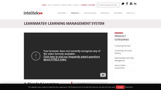 LearnMate® Learning Management System | Intelitek