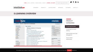 E-Learning Overview | Intelitek