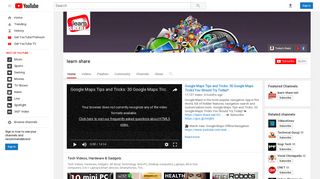 learn share - YouTube