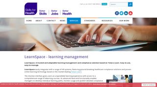 LearnSpace - learning management - Skills for Health