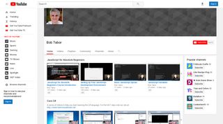 Bob Tabor - YouTube