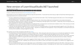 David Findley's Blog - New version of LearnVisualStudio.NET launched