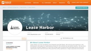 19 Customer Reviews & Customer References of Lease Harbor ...