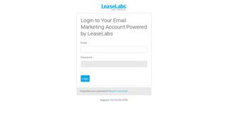 Login to Your Email Marketing Account Powered by LeaseLabs