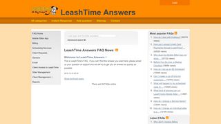 LeashTime Answers - powered by phpMyFAQ 2.7.5