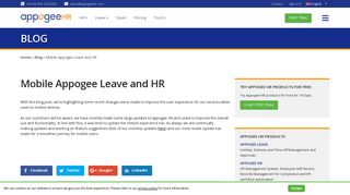 Mobile Appogee Leave and HR - Appogee HR