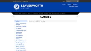 Families - Leavenworth USD 453