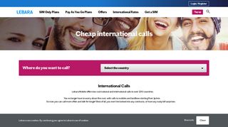 Cheap International Calls | Pay As You Go SIM | Lebara Mobile UK
