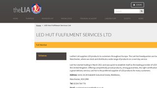 LED Hut Fulfilment Services Ltd | The Lighting Industry Association