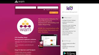 Login | LED Leisure Management | WAM