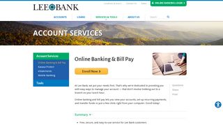 Online Banking & Bill Pay | Lee Bank | Bristol, VA - Abingdon, VA ...