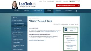 Attorney Access & Tools | Lee County Clerk of Court, FL