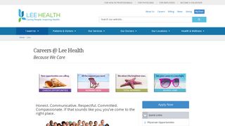 Careers at Lee Health | Jobs in Fort Myers, Naples, Bonita Springs ...