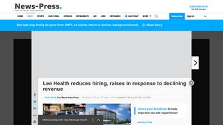Lee Health reducing hiring, raises in response to tough budget year