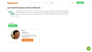 Lee Hecht Harrison Alumni Network - LetsLunch