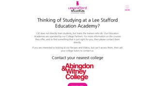 Lee Stafford Education. Information For Hairdressing Students