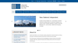 Leede Jones Gable - Canada's Newest National Independent ...