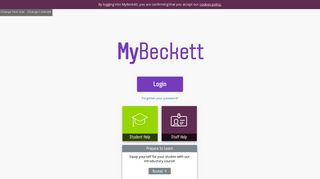 MyBeckett Login - MyBeckett - Leeds Beckett University