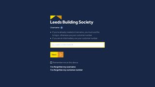 log-in here - Leeds Building Society