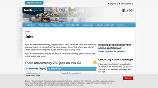Leeds City Council - Jobs and careers