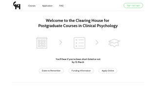 Clearing House for Postgraduate Courses in ... - University of Leeds