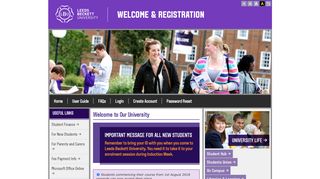 Online Welcome | Leeds Beckett University
